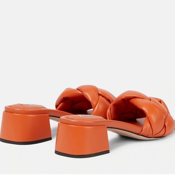 BRAND NEW NINE WEST BRAIDED STRAP DESIGN DETAIL CHUNKY HEELED MULE - Picture 2 of 15